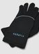 Guanti neri outdoor con inserti riflettenti ALTAVIA WITH DEBORAH COMPAGNONI_1