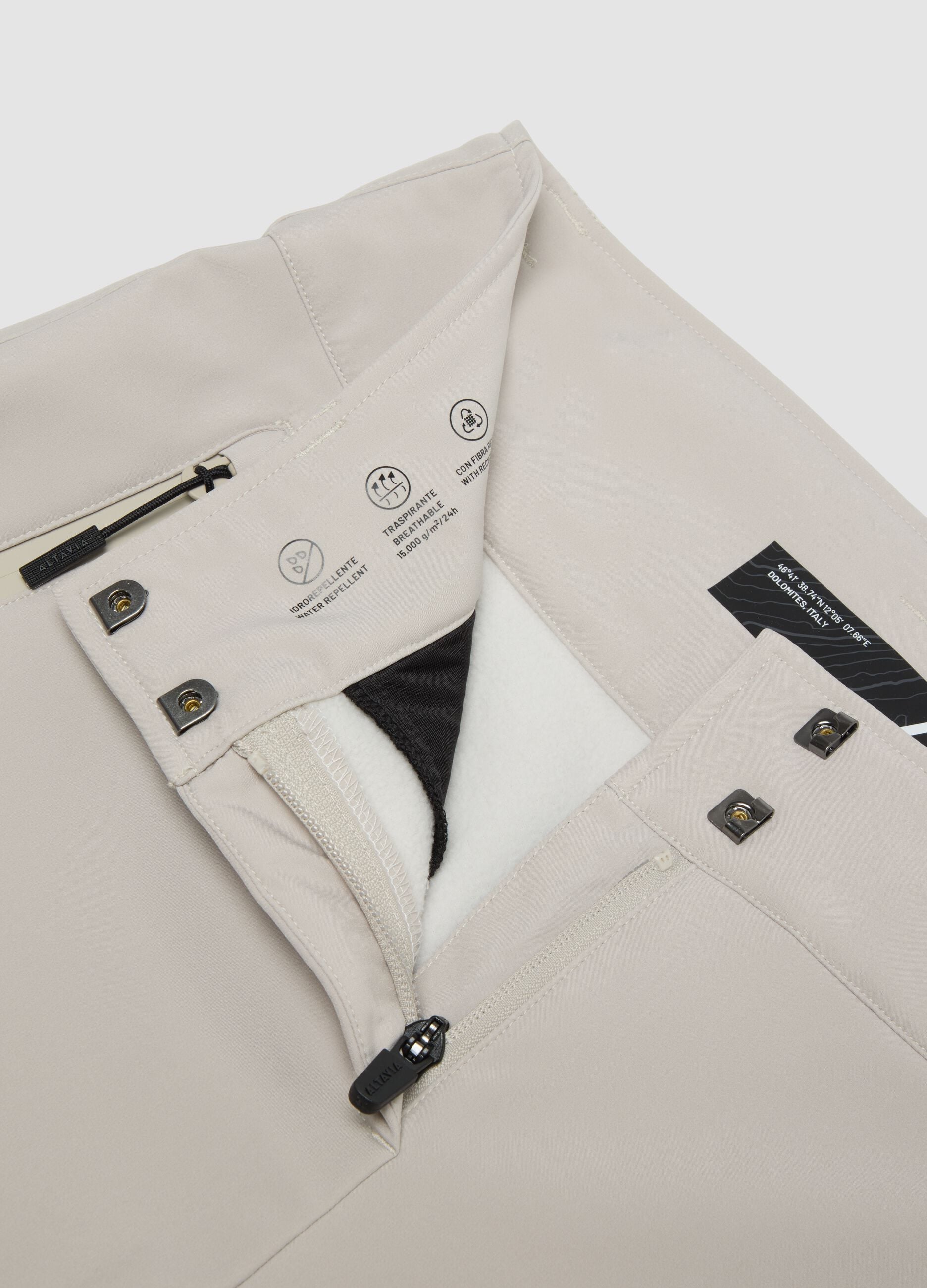 Water-Repellent Softshell Ski Trousers ALTAVIA WITH DEBORAH COMPAGNONI