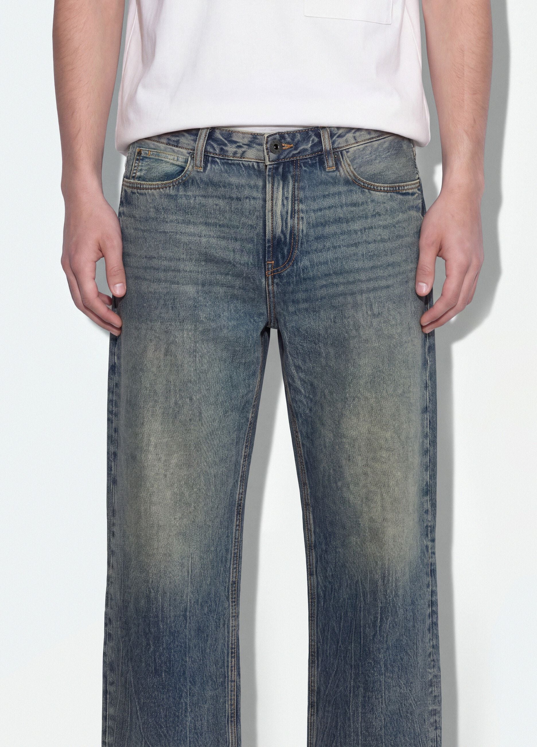 Pure cotton denim jeans &ndash; baggy fit