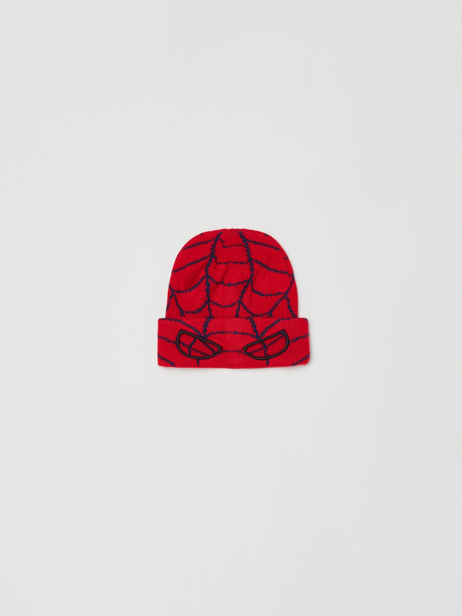 Knit Spider-Man hat_0