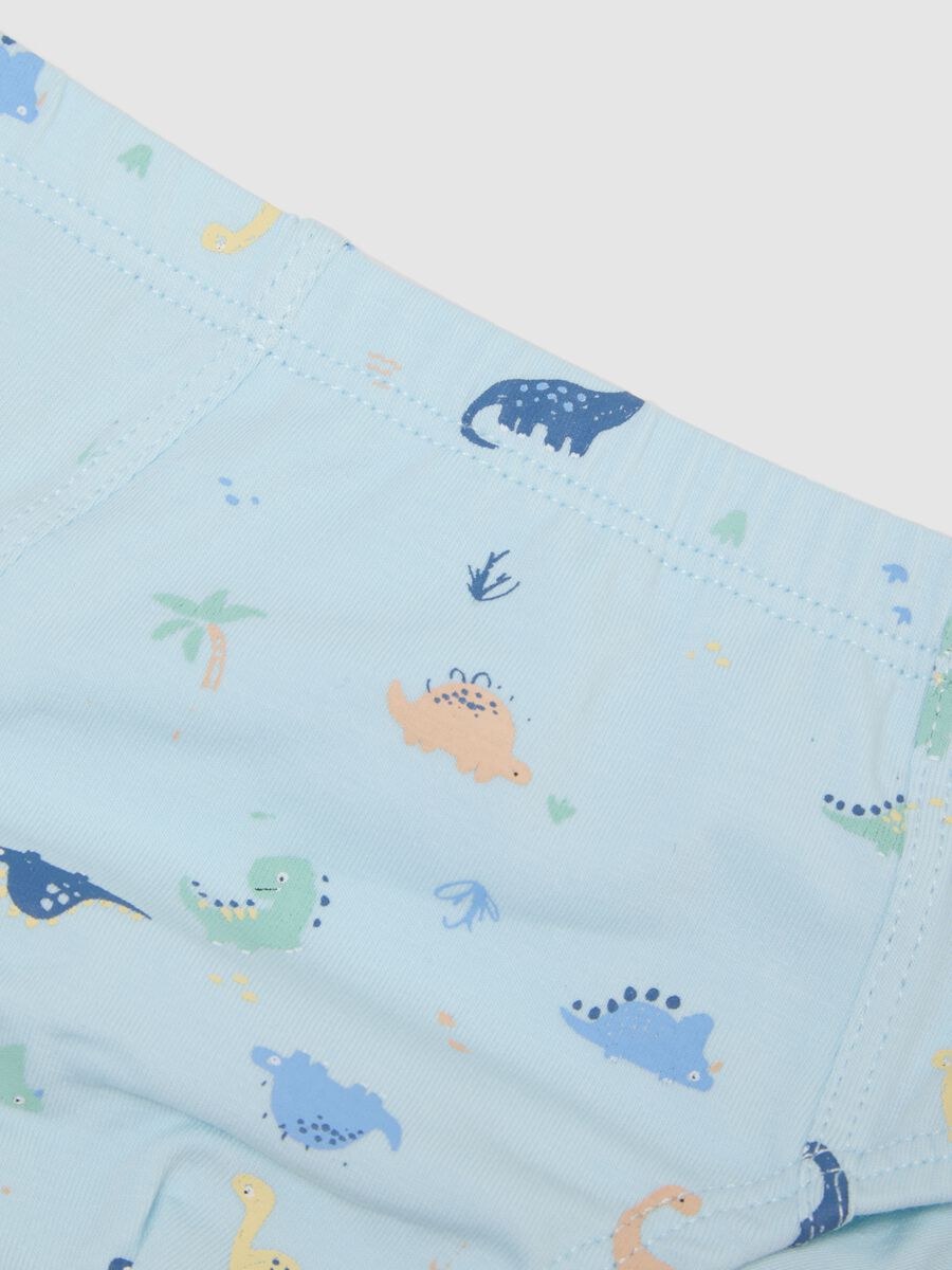 Newborn multicolour elasticated cotton briefs triple pack_2