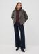 Giacca grigia doppiopetto regular fit con zip e bottoni_1