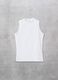 Mock Neck Tank Top White_0