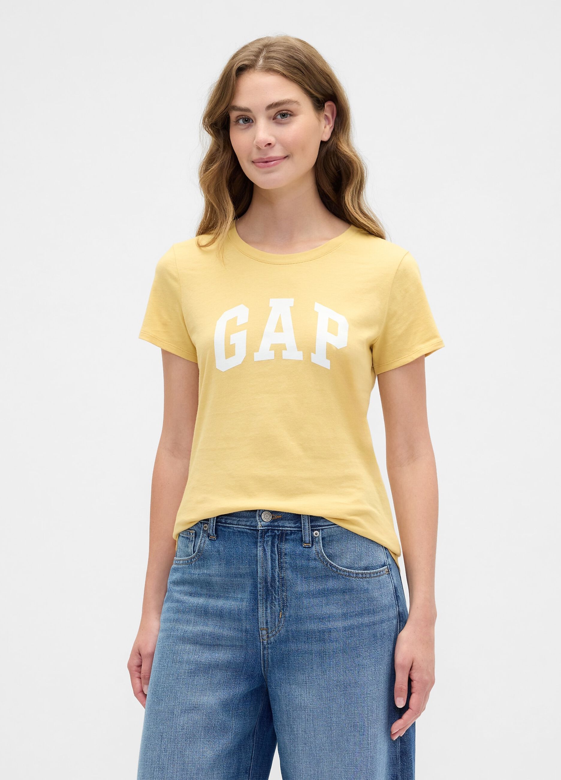 Yellow Cotton T-shirt