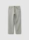 Baggy grey denim pure cotton jeans_4