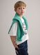 Children's oversized white stretch cotton t-shirt_0