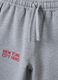 Grey oversized cotton jogging set with Spidey print for baby boy_3