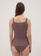 Brown organic cotton crew-neck vest top_3