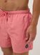 Pink swim shorts with elasticated waist_3