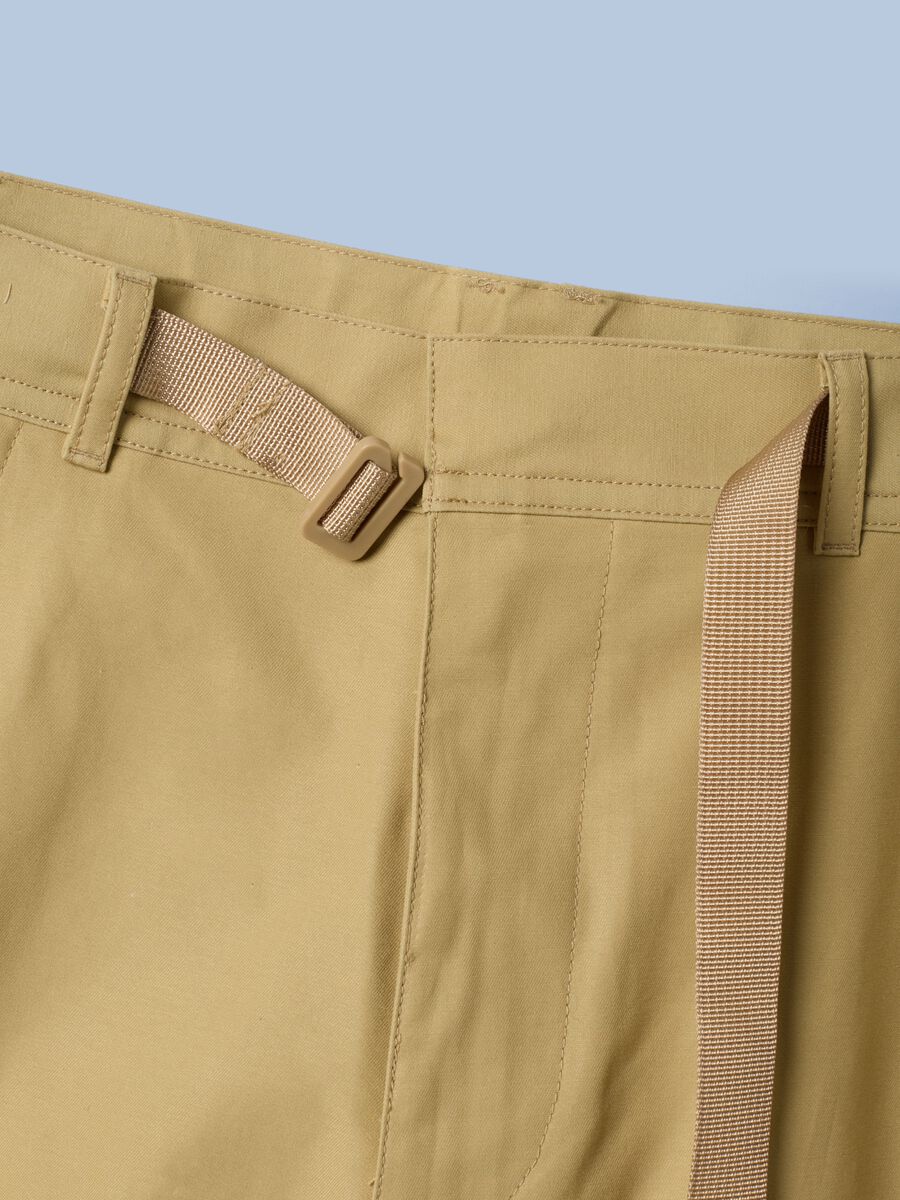 ALTAVIA SAILING beige pure cotton cargo shorts_7