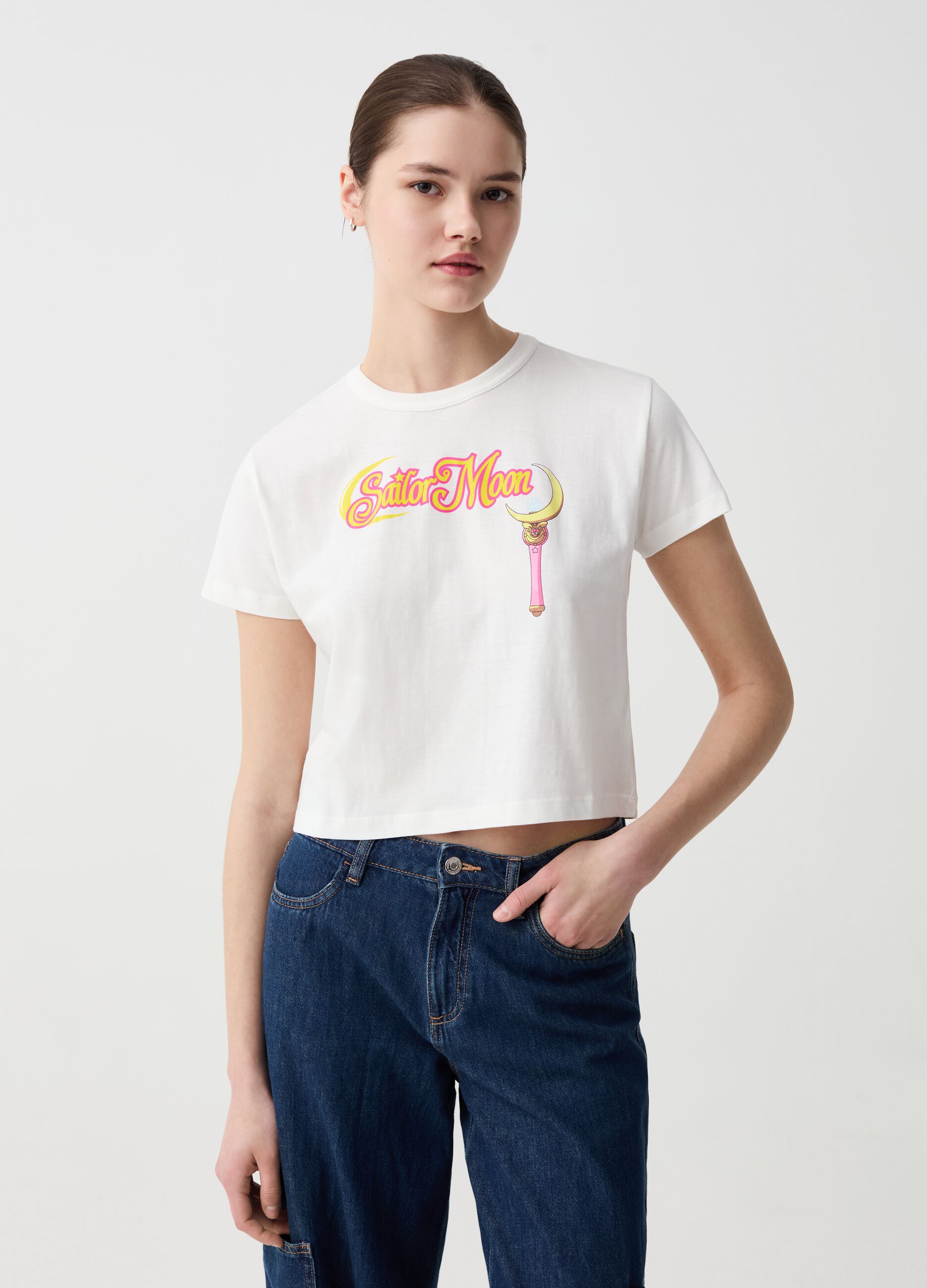 Camiseta con estampado Sailor Moon