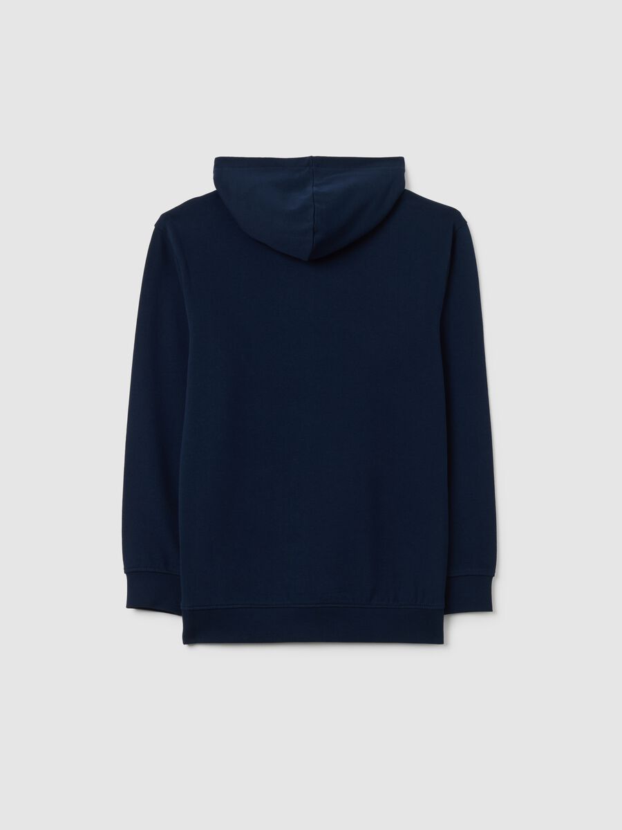 Boys' pure cotton blue regular fit sweatshirt with print_1