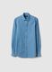 Light wash pure cotton shirt_4