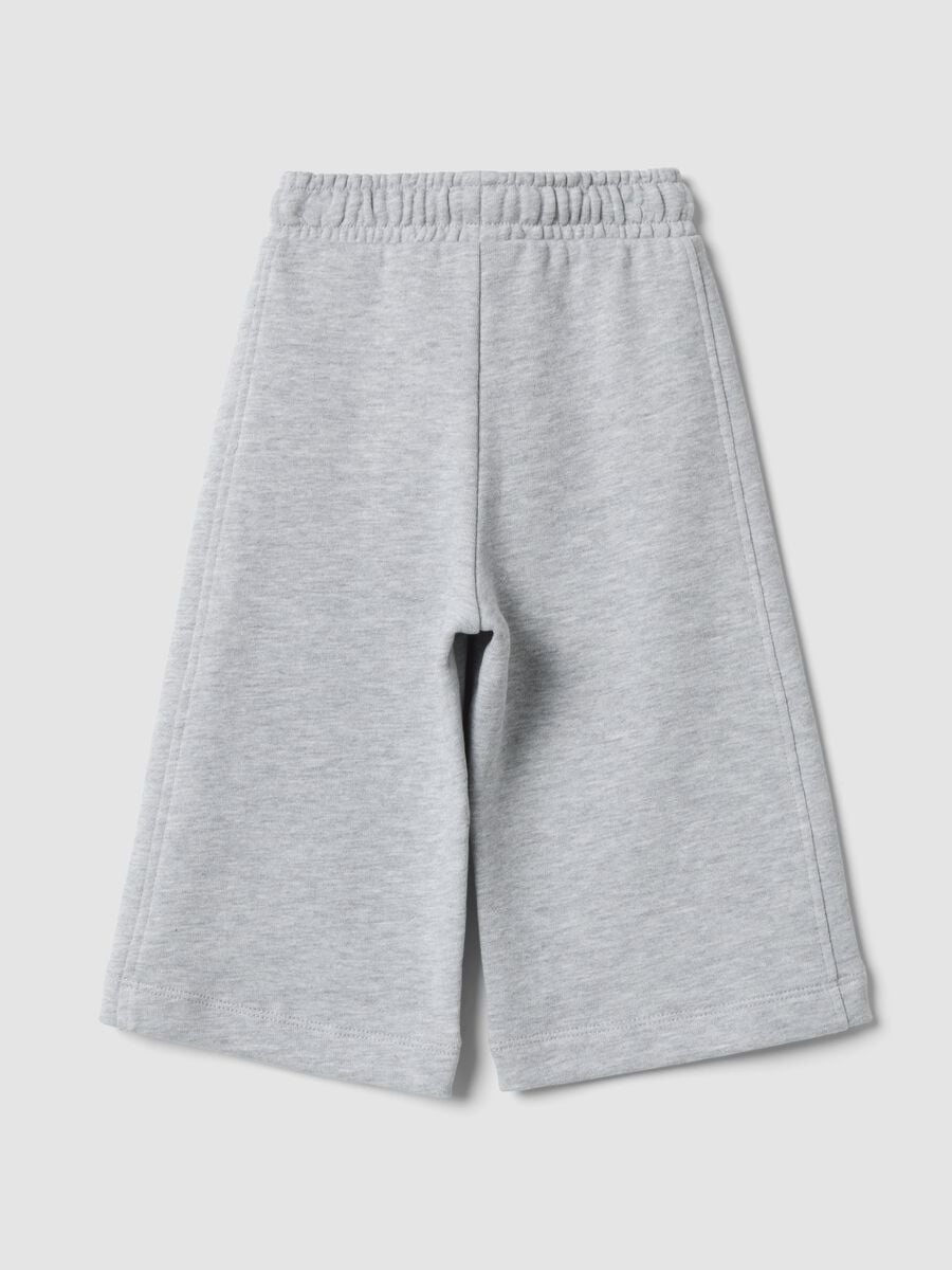 Graue Culotte-Hose aus Bio-Baumwolle_1