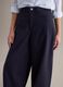 Blue Flare Stretch Cotton Trousers_3
