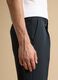 Pantaloni formali blu in twill di viscosa elasticizzata slim fit_3