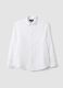 White Pure Linen Long-Sleeve Shirt, Regular Fit_4