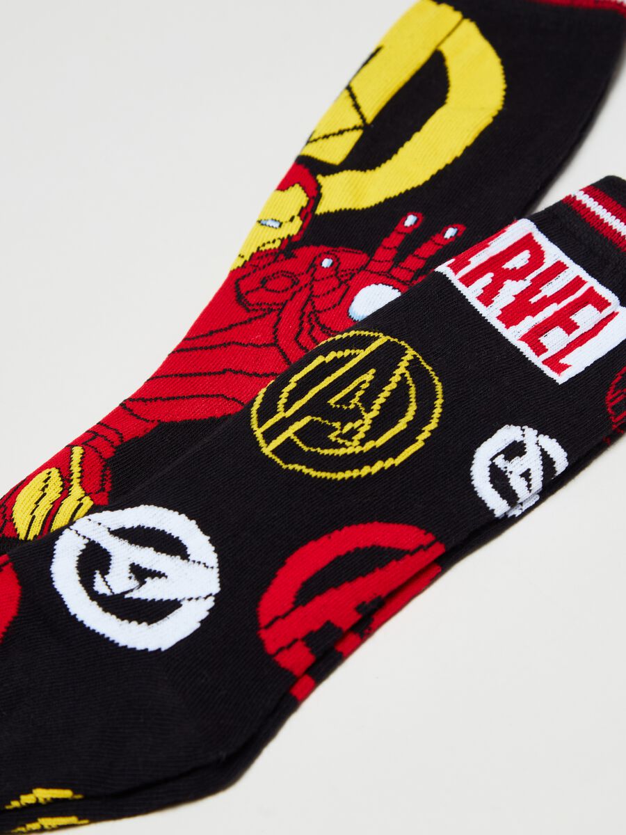 Two-pair pack long socks with Avengers design_2