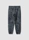 Graue Jogginghose aus Baumwollmischung mit Comfort Fit_1