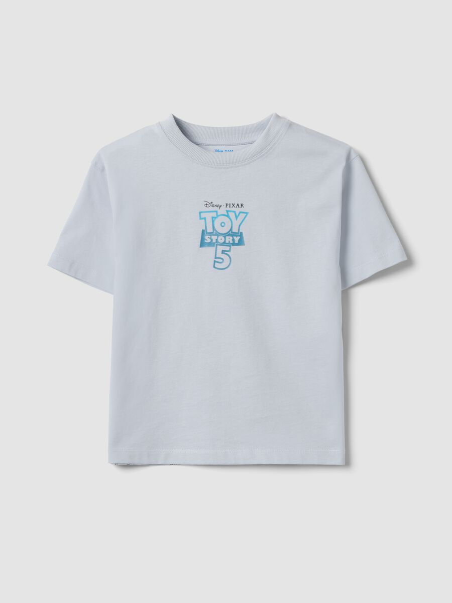 Grey pure cotton Toy Story graphic T-shirt for boys_1