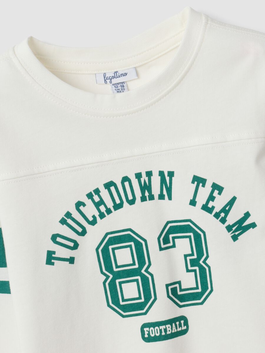 White organic cotton crew-neck T-shirt for boys_3