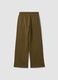 Cal&ccedil;as jogger verdes em mistura de algod&atilde;o, corte straight_6