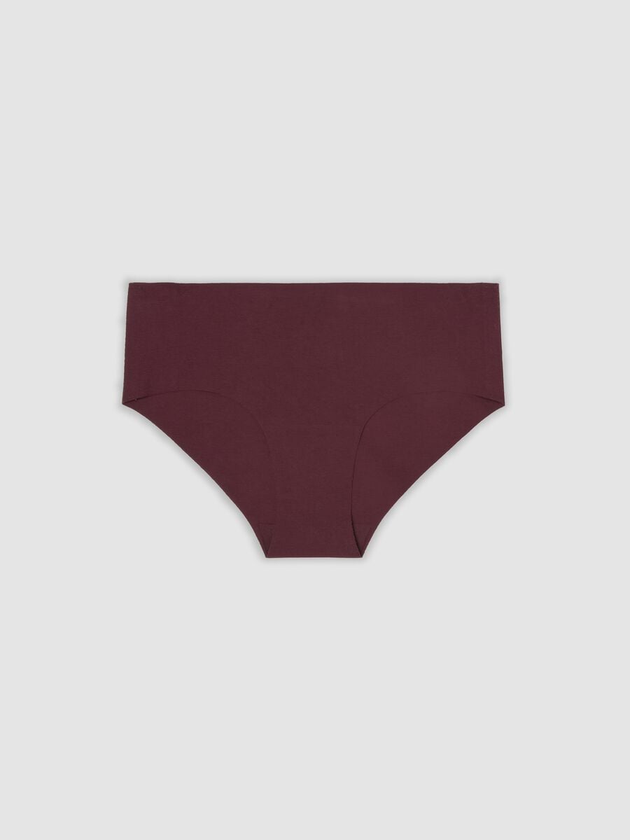 Slip hipster viola in cotone organico elasticizzato_0