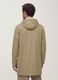 Beige regular-fit raincoat with zip_3