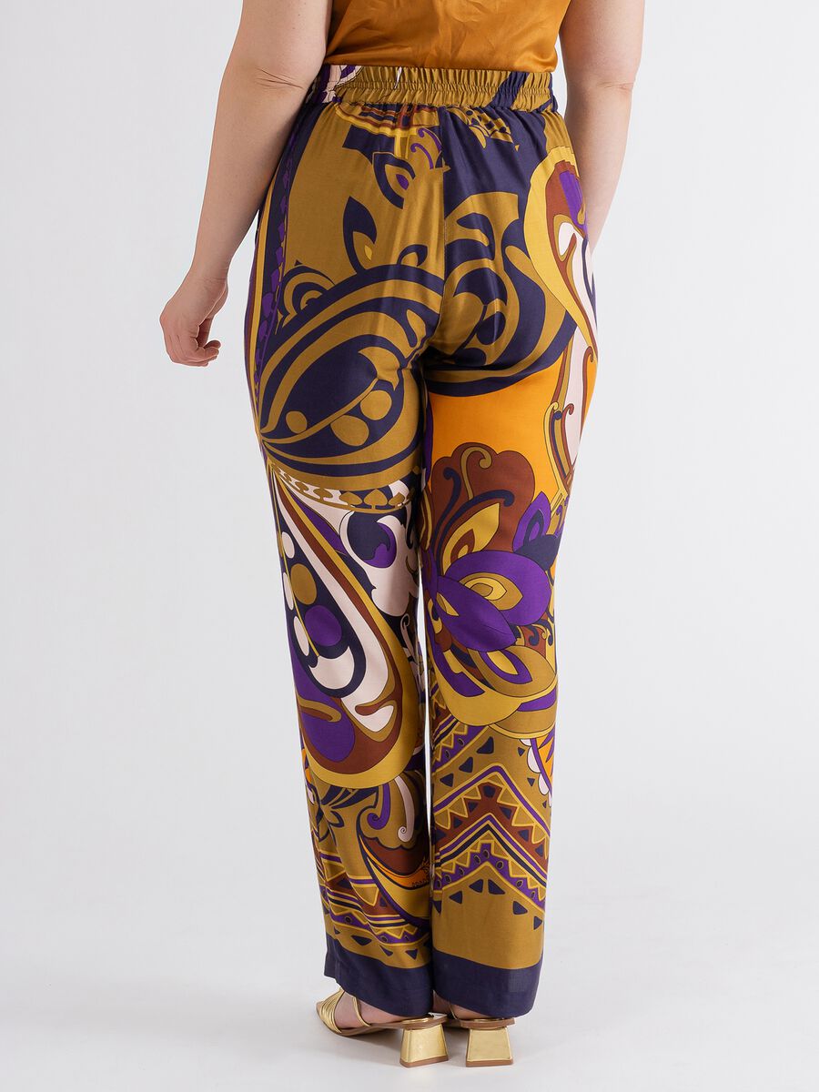 Pantaloni con stampa multicolore Curvy_2