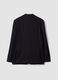 Black slim-fit 4-way stretch blazer, easy iron_2