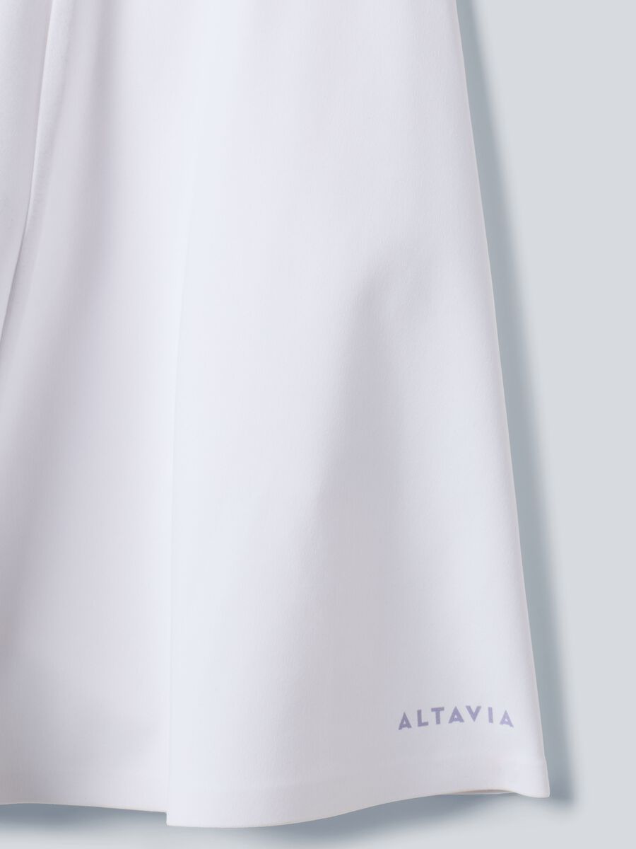 Wei&szlig;er Sportrock ALTAVIA COURT aus elastischem Funktionsmaterial mit integrierter Shorts_5