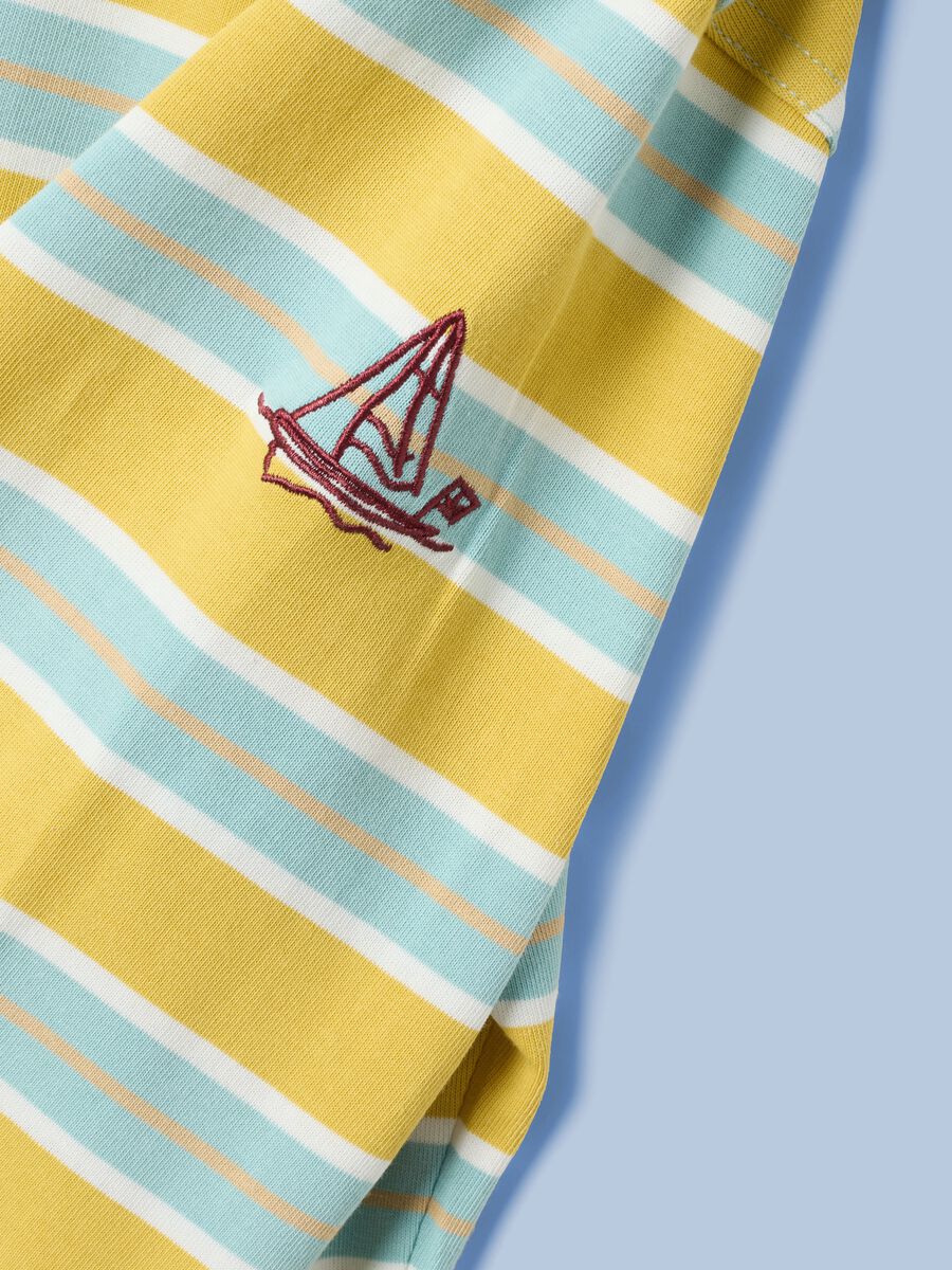Gestreiftes ALTAVIA SAILING Langarm-Poloshirt aus reiner Baumwolle_6