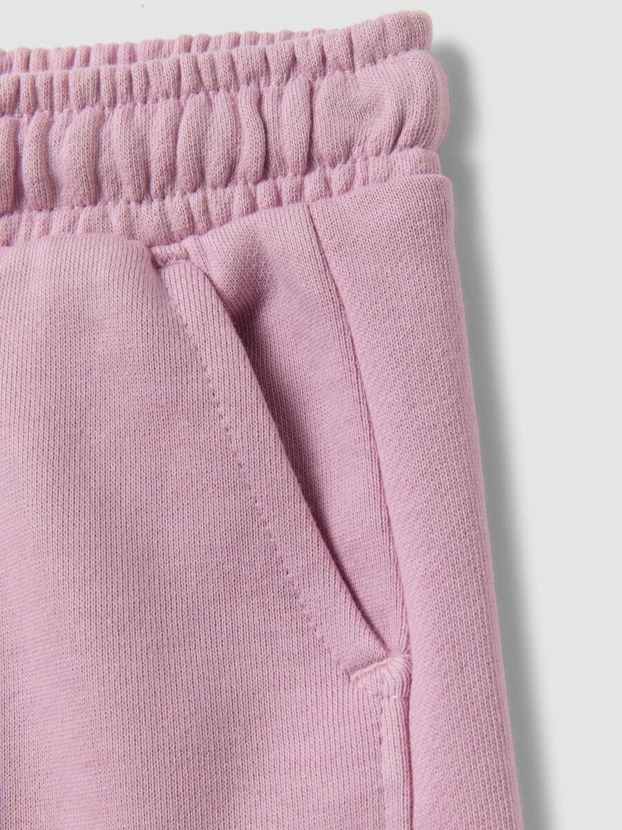 Rosa Culotte-Hose aus Bio-Baumwolle_2