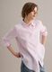Camisa de puro linho com riscas brancas e rosas, ajuste regular_0