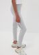 Girls&rsquo; grey skinny leggings in stretch organic cotton blend_2