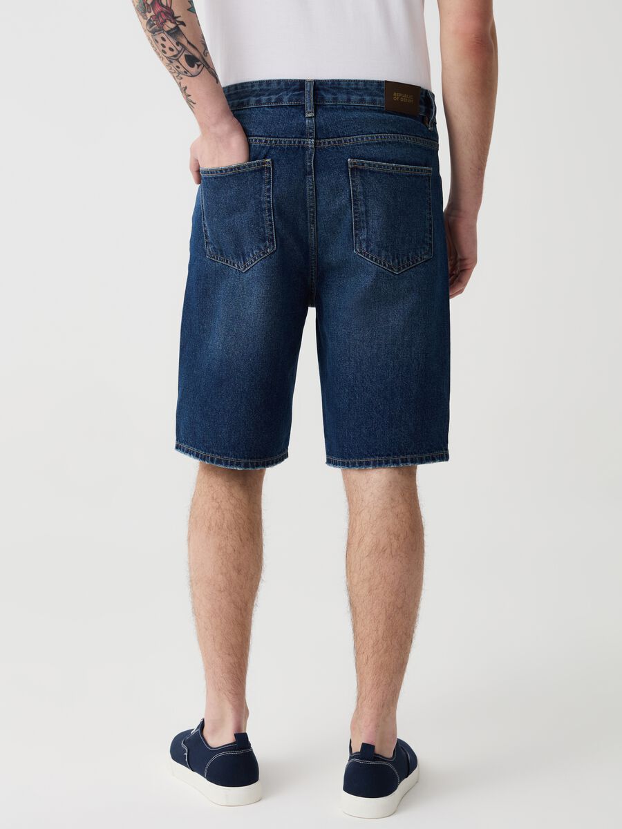 Denim baggy-fit Bermuda shorts_2