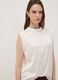 White stretch high-neck top_0