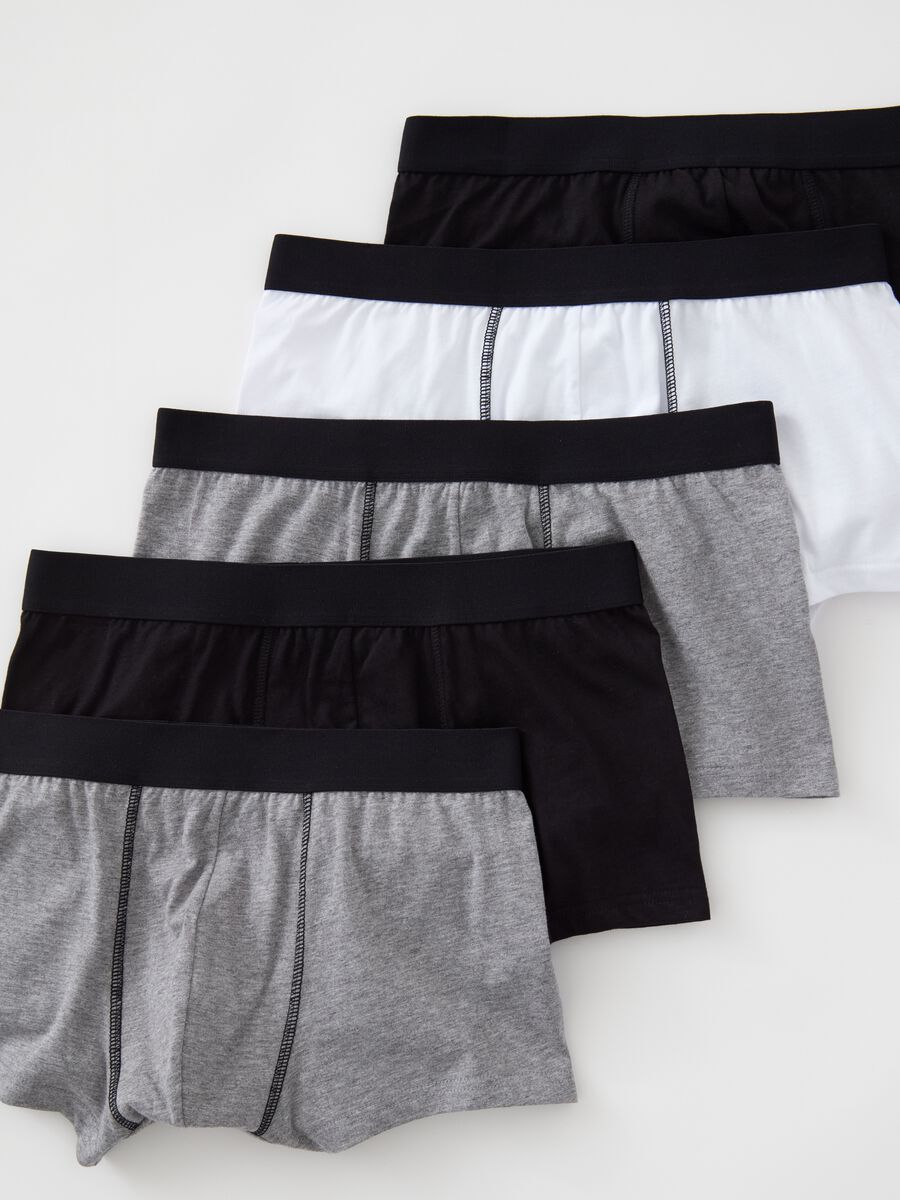 Five-pack boxers in organic cotton_3