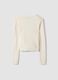 White wrap cardigan with deep V-neck_6