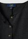 Black Milano stitch waistcoat in stretch viscose, regular fit_5