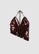 Brown sequin stretch-fabric top_4
