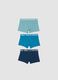 3er-Pack Jungen-Boxershorts aus elastischer Baumwolle in Multicolor_1