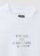 White organic cotton sweatshirt with front print for girls_5