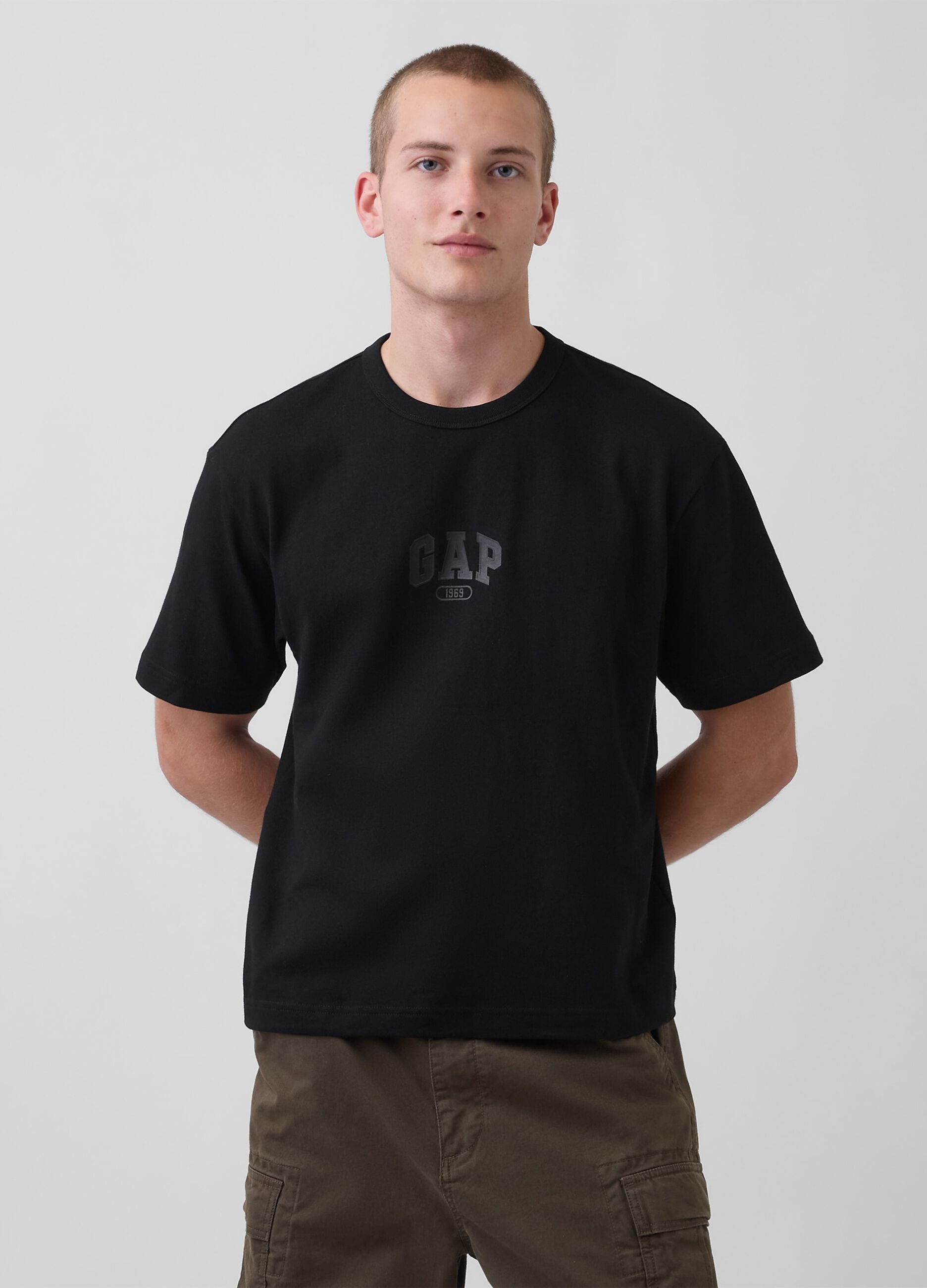 Pure cotton short-sleeve T-shirt