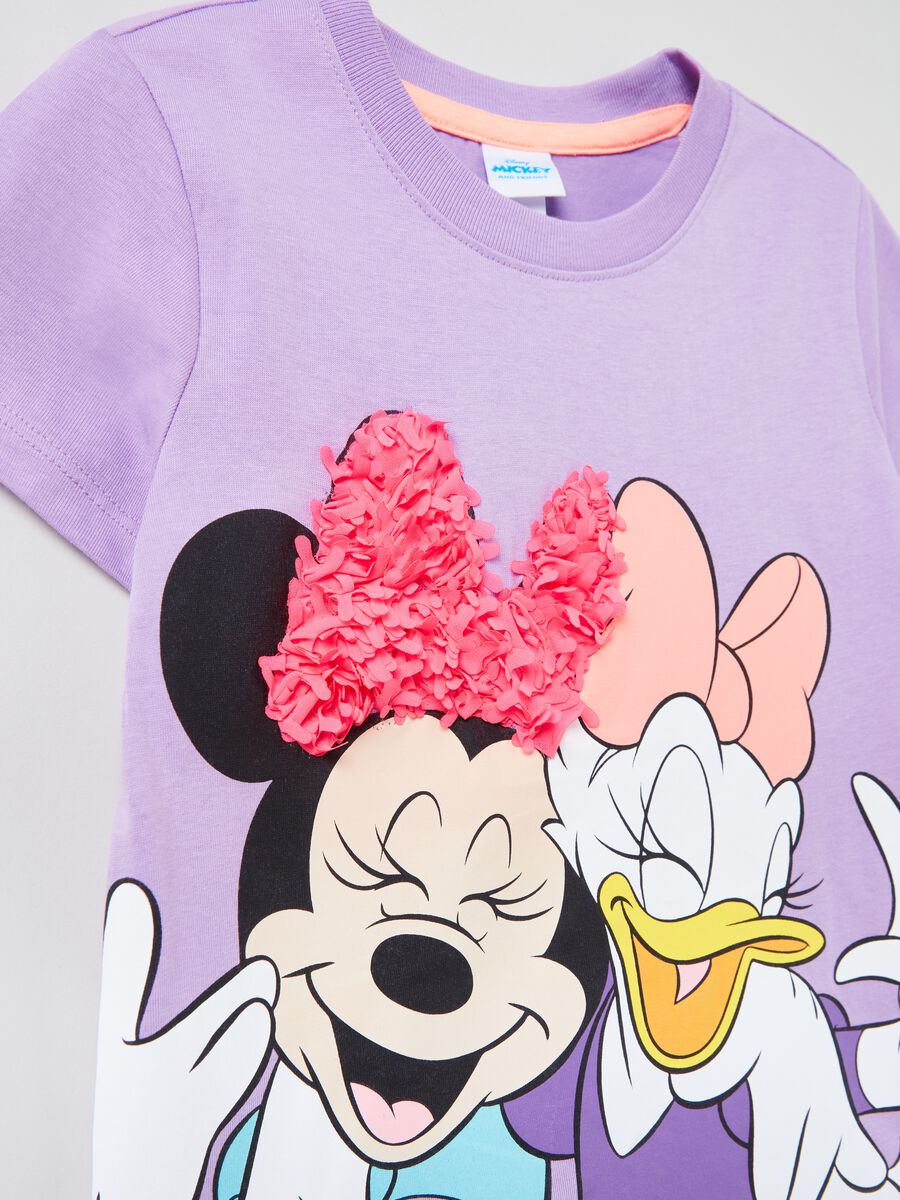 T-shirt con stampa Disney Minnie e Paperina_2