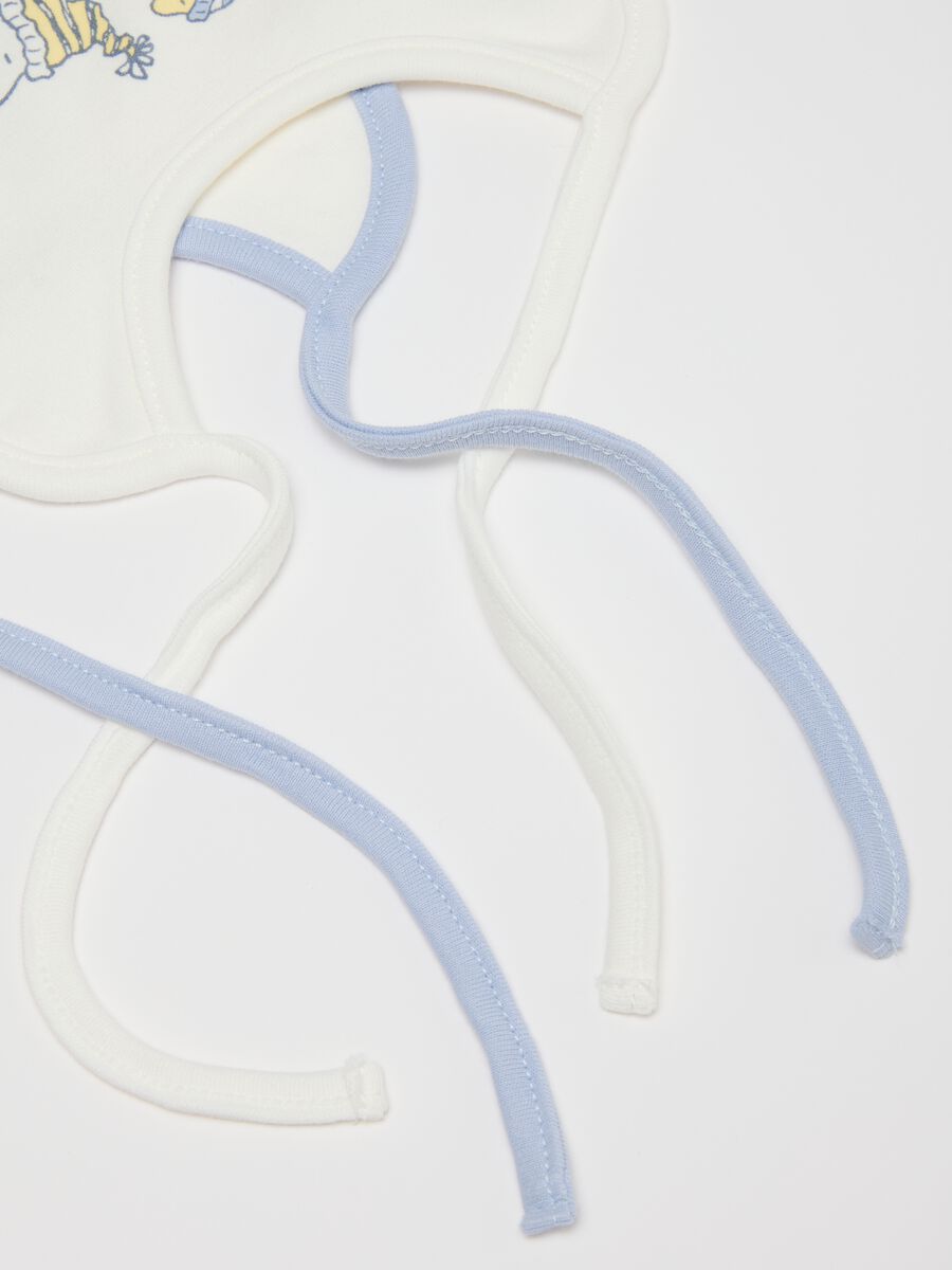 Snoopy Multicolour Infant Bib Two-Pack in Pure Cotton_1