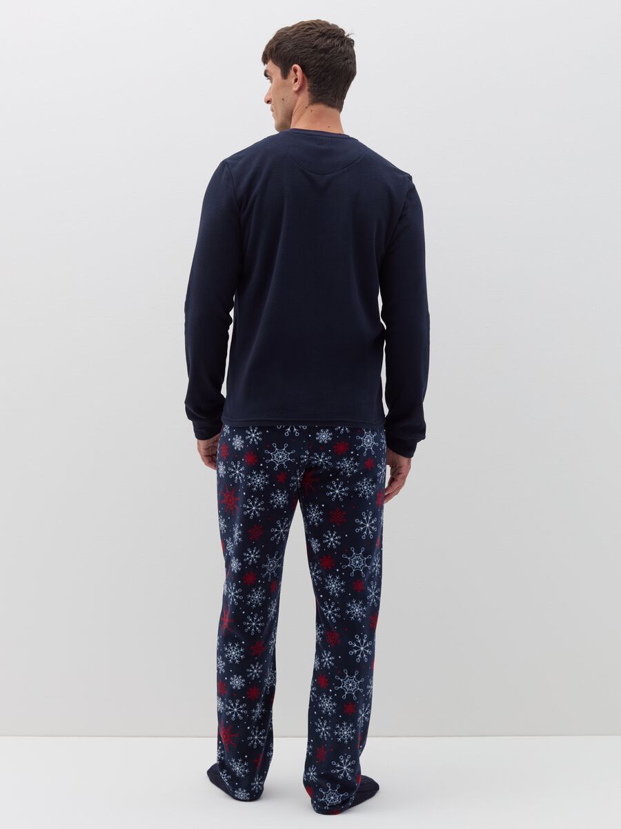 Printed fleece pyjamas_3