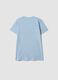 Hellblaues Jungen‑T‑Shirt aus reiner Baumwolle mit Simpsons‑Print_4