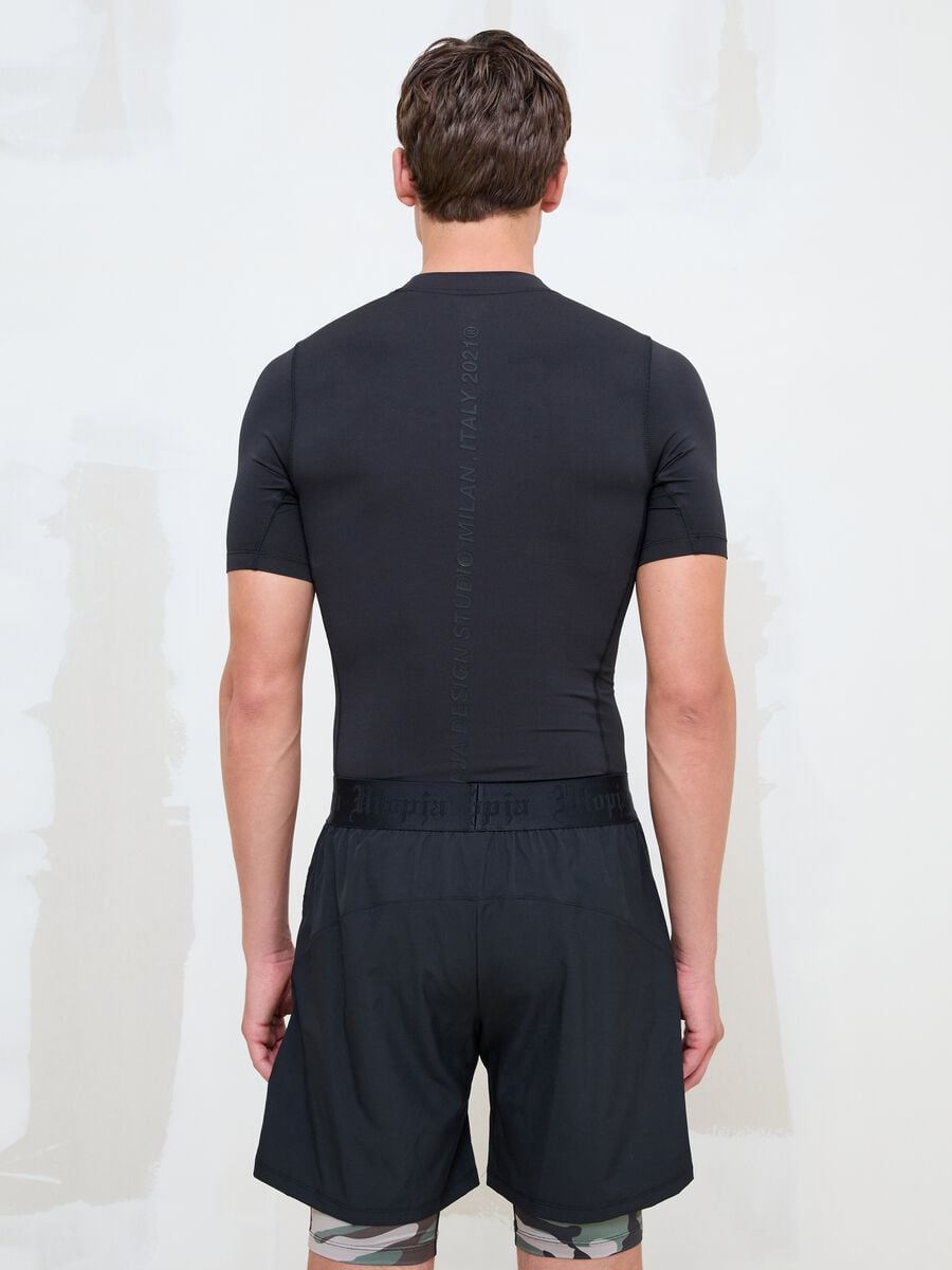 Technisches T-Shirt, Slim Fit &ndash; Schwarz_4