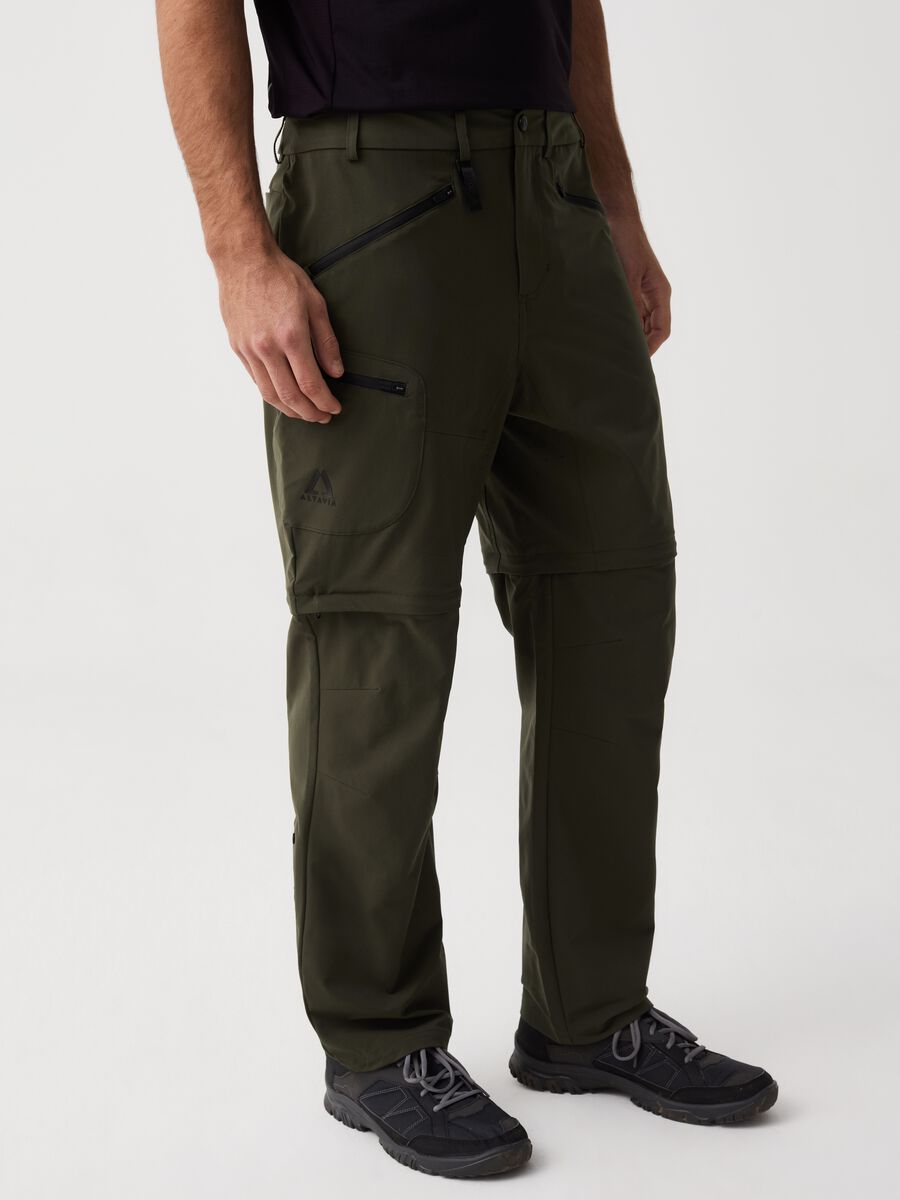 Altavia convertible hiking trousers with zip_1